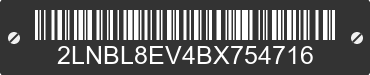 2011 LINCOLN Town Car 2LNBL8EV4BX754716 VIN decoded