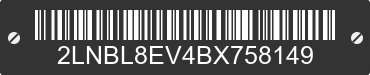 2011 LINCOLN Town Car 2LNBL8EV4BX758149 VIN decoded