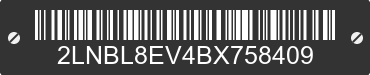 2011 LINCOLN Town Car 2LNBL8EV4BX758409 VIN decoded