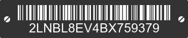 2011 LINCOLN Town Car 2LNBL8EV4BX759379 VIN decoded