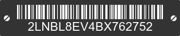 2011 LINCOLN Town Car 2LNBL8EV4BX762752 VIN decoded