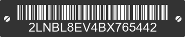 2011 LINCOLN Town Car 2LNBL8EV4BX765442 VIN decoded