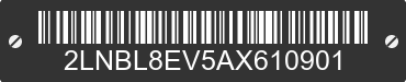 2010 LINCOLN Town Car 2LNBL8EV5AX610901 VIN decoded
