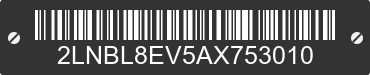 2010 LINCOLN Town Car 2LNBL8EV5AX753010 VIN decoded