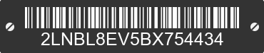 2011 LINCOLN Town Car 2LNBL8EV5BX754434 VIN decoded