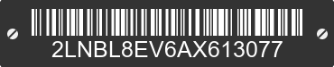 2010 LINCOLN Town Car 2LNBL8EV6AX613077 VIN decoded