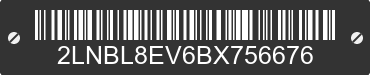 2011 LINCOLN Town Car 2LNBL8EV6BX756676 VIN decoded