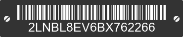 2011 LINCOLN Town Car 2LNBL8EV6BX762266 VIN decoded
