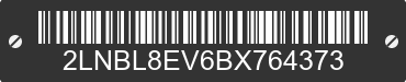 2011 LINCOLN Town Car 2LNBL8EV6BX764373 VIN decoded
