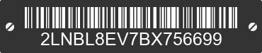 2011 LINCOLN Town Car 2LNBL8EV7BX756699 VIN decoded