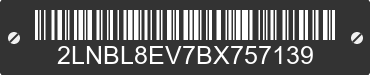 2011 LINCOLN Town Car 2LNBL8EV7BX757139 VIN decoded