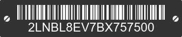 2011 LINCOLN Town Car 2LNBL8EV7BX757500 VIN decoded