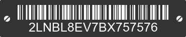 2011 LINCOLN Town Car 2LNBL8EV7BX757576 VIN decoded
