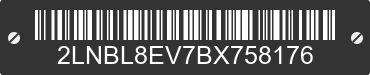 2011 LINCOLN Town Car 2LNBL8EV7BX758176 VIN decoded