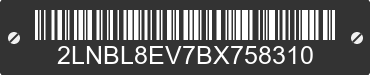 2011 LINCOLN Town Car 2LNBL8EV7BX758310 VIN decoded