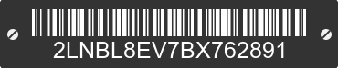 2011 LINCOLN Town Car 2LNBL8EV7BX762891 VIN decoded