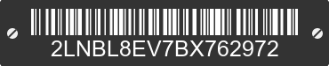 2011 LINCOLN Town Car 2LNBL8EV7BX762972 VIN decoded