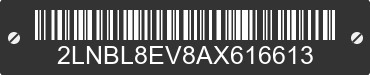 2010 LINCOLN Town Car 2LNBL8EV8AX616613 VIN decoded