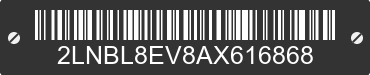 2010 LINCOLN Town Car 2LNBL8EV8AX616868 VIN decoded
