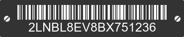 2011 LINCOLN Town Car 2LNBL8EV8BX751236 VIN decoded