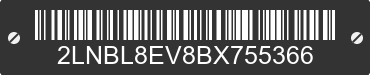 2011 LINCOLN Town Car 2LNBL8EV8BX755366 VIN decoded