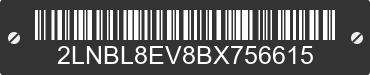 2011 LINCOLN Town Car 2LNBL8EV8BX756615 VIN decoded