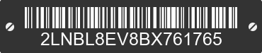 2011 LINCOLN Town Car 2LNBL8EV8BX761765 VIN decoded
