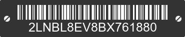 2011 LINCOLN Town Car 2LNBL8EV8BX761880 VIN decoded