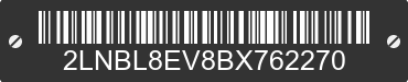 2011 LINCOLN Town Car 2LNBL8EV8BX762270 VIN decoded