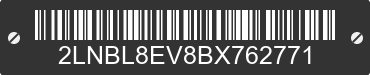 2011 LINCOLN Town Car 2LNBL8EV8BX762771 VIN decoded