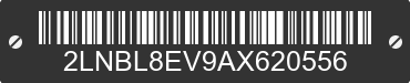2010 LINCOLN Town Car 2LNBL8EV9AX620556 VIN decoded