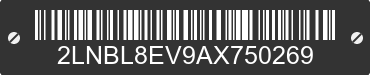 2010 LINCOLN Town Car 2LNBL8EV9AX750269 VIN decoded