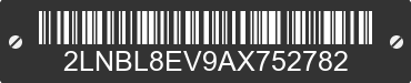 2010 LINCOLN Town Car 2LNBL8EV9AX752782 VIN decoded
