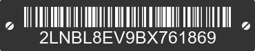 2011 LINCOLN Town Car 2LNBL8EV9BX761869 VIN decoded