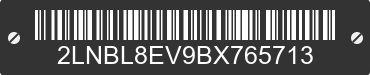 2011 LINCOLN Town Car 2LNBL8EV9BX765713 VIN decoded
