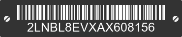 2010 LINCOLN Town Car 2LNBL8EVXAX608156 VIN decoded