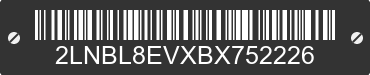 2011 LINCOLN Town Car 2LNBL8EVXBX752226 VIN decoded