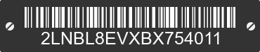 2011 LINCOLN Town Car 2LNBL8EVXBX754011 VIN decoded