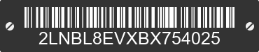 2011 LINCOLN Town Car 2LNBL8EVXBX754025 VIN decoded