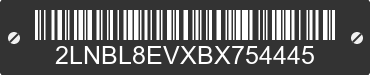2011 LINCOLN Town Car 2LNBL8EVXBX754445 VIN decoded