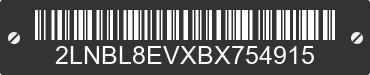 2011 LINCOLN Town Car 2LNBL8EVXBX754915 VIN decoded