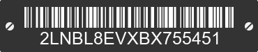 2011 LINCOLN Town Car 2LNBL8EVXBX755451 VIN decoded