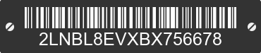 2011 LINCOLN Town Car 2LNBL8EVXBX756678 VIN decoded