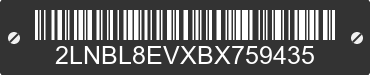 2011 LINCOLN Town Car 2LNBL8EVXBX759435 VIN decoded