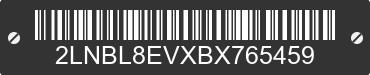 2011 LINCOLN Town Car 2LNBL8EVXBX765459 VIN decoded