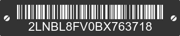 2011 LINCOLN Town Car 2LNBL8FV0BX763718 VIN decoded
