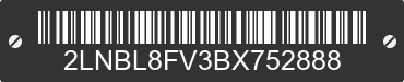 2011 LINCOLN Town Car 2LNBL8FV3BX752888 VIN decoded