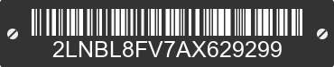 2010 LINCOLN Town Car 2LNBL8FV7AX629299 VIN decoded