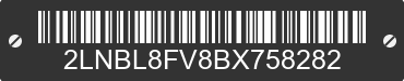 2011 LINCOLN Town Car 2LNBL8FV8BX758282 VIN decoded