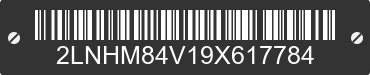 2009 LINCOLN Town Car 2LNHM84V19X617784 VIN decoded